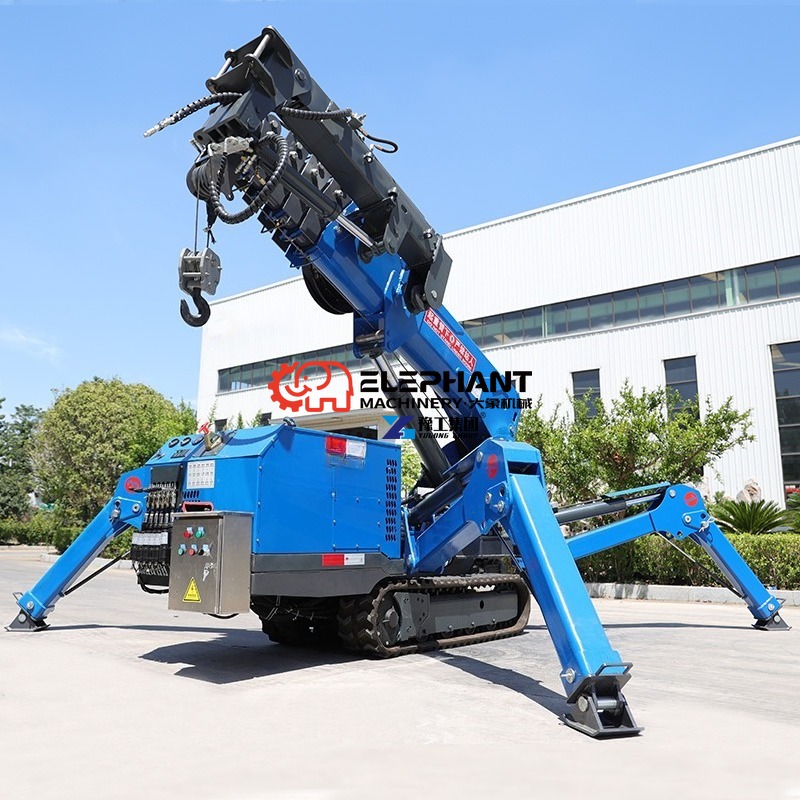 Compact Crawler Boom Lift - Гидравлический мини-кран-паук с шарнирно-сочлененной стрелой, 3