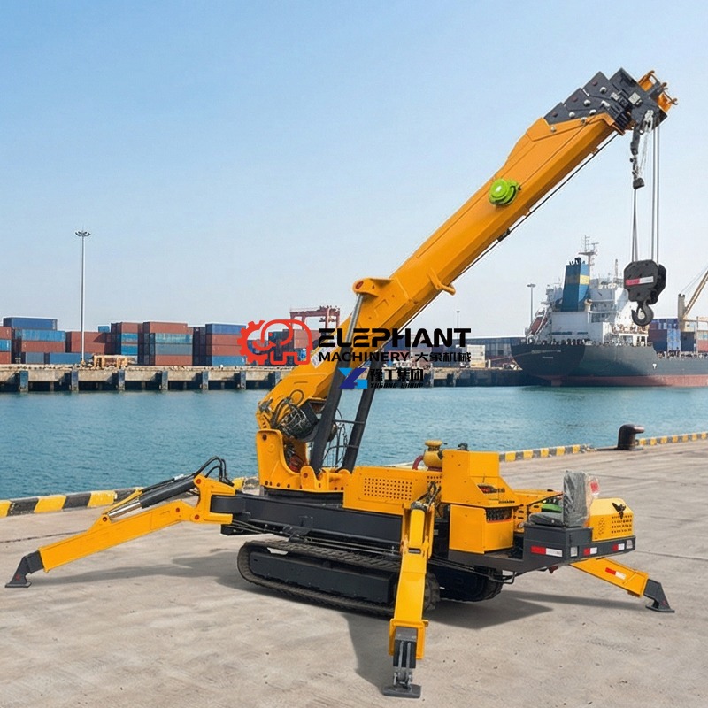 Compact Crawler Boom Lift - Компактный гусеничный мини-кран-паук с гидравлической телескопической