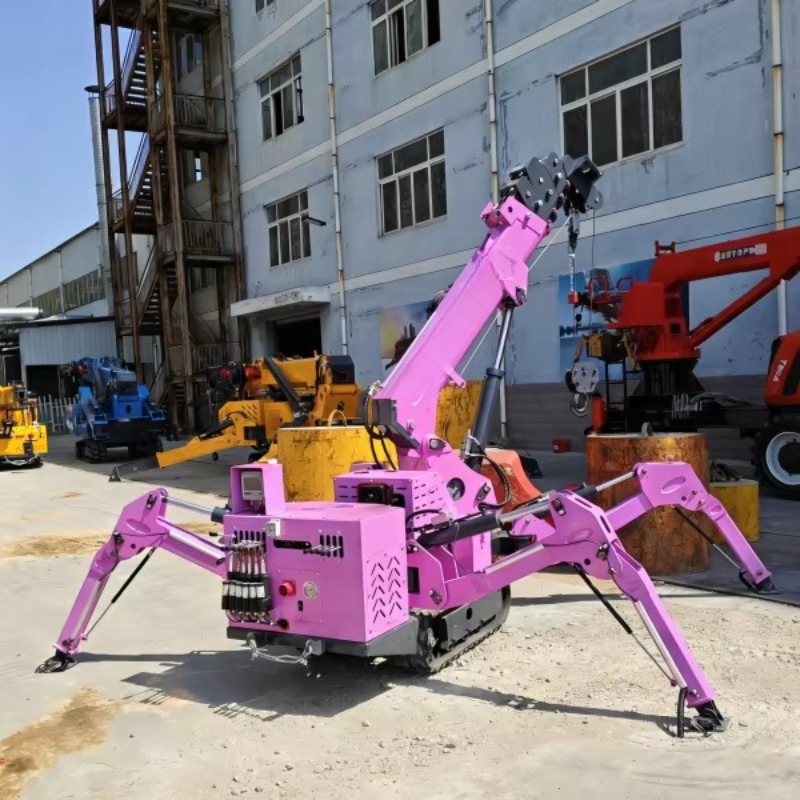 Compact Crawler Boom Lift - 7-тонный гусеничный кран-паук с дистанционным управлением,