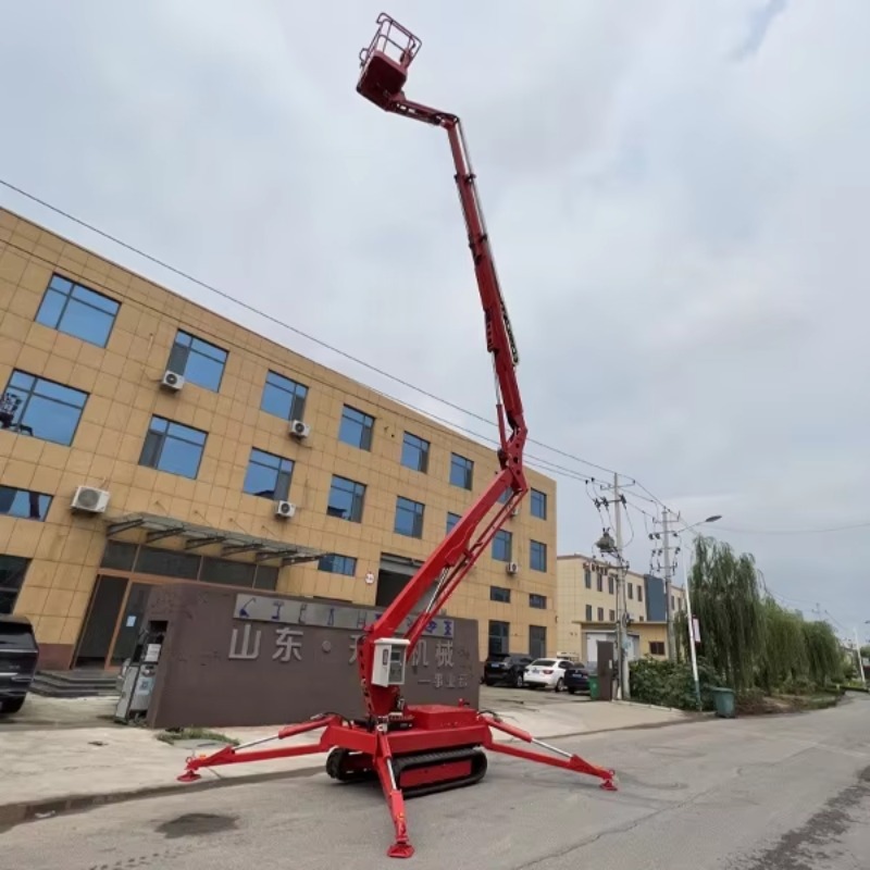 Compact Crawler Boom Lift - Компактный гусеничный подъемник YG с двигателем