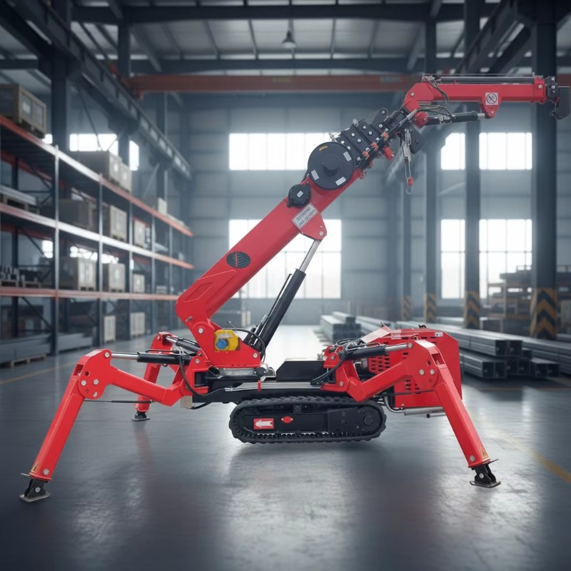 Compact Crawler Boom Lift - 6-тонный гидравлический телескопический кран-паук с вылетом