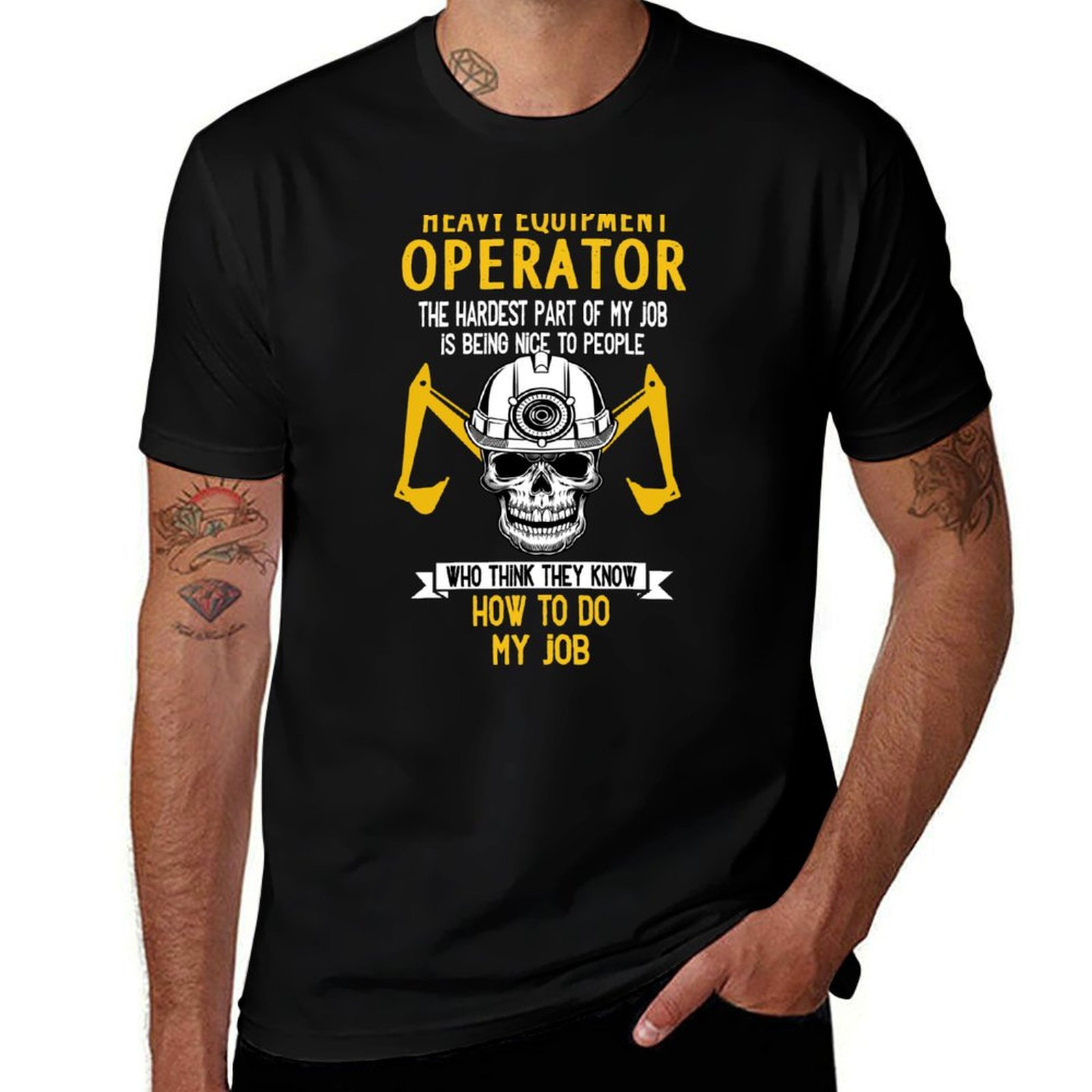 Heavy Equipment Driver - Забавная футболка для водителя тяжелой техники,
