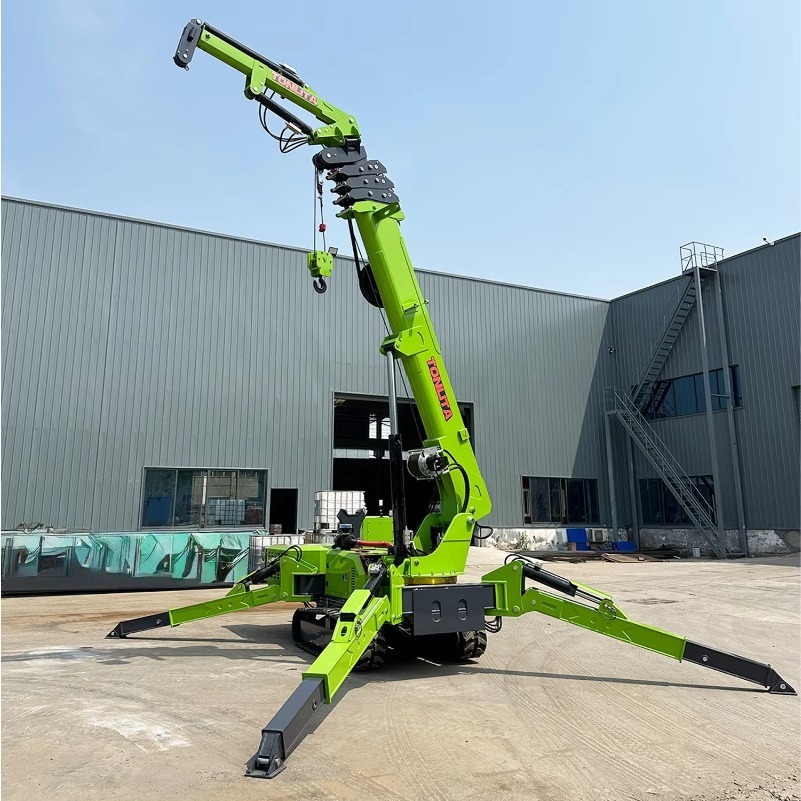 Компактный мини-кран-паук 3, 5 – обзор и цена Compact Crawler Boom Lift