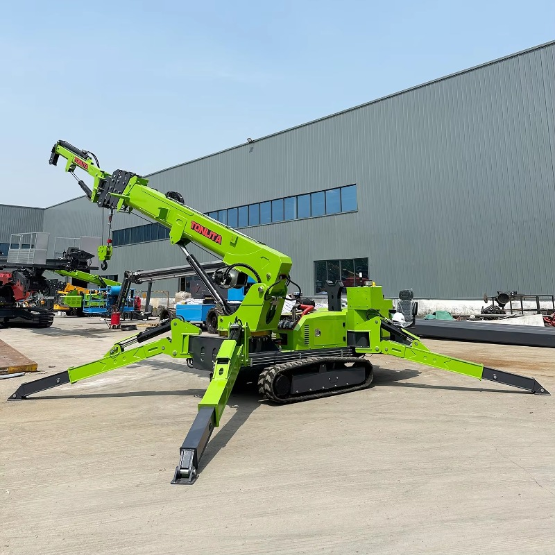 Компактный мини-кран-паук 3, 5 – обзор и цена Compact Crawler Boom Lift