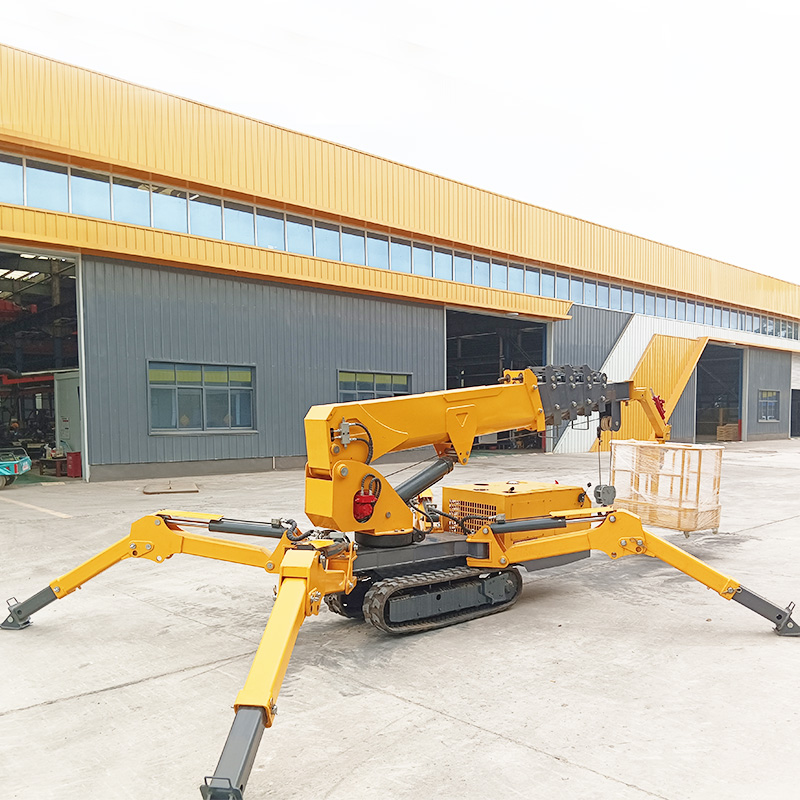 Гидравлический мини-кран-паук  – обзор и цена Compact Crawler Boom Lift