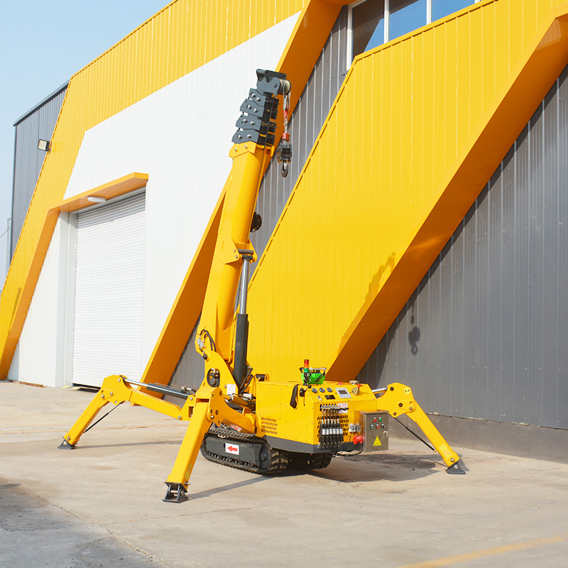 Гидравлический мини-кран-паук  – обзор и цена Compact Crawler Boom Lift