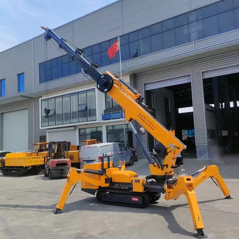 Компактный мини-кран-паук груз – обзор и цена Compact Crawler Boom Lift