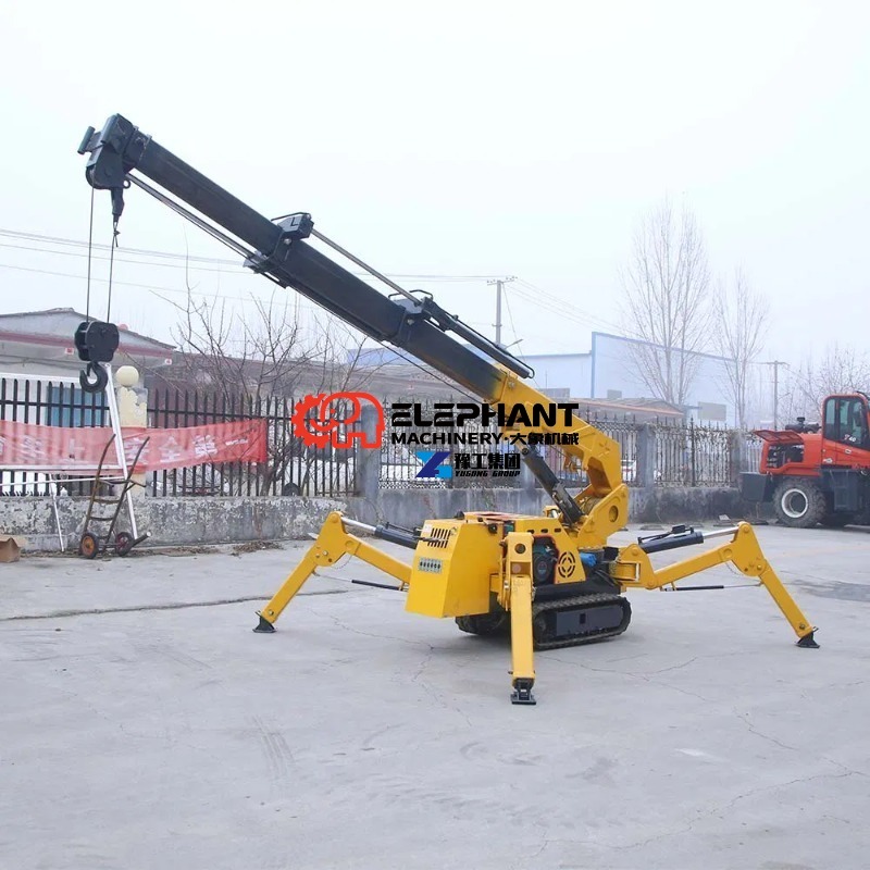 Гидравлический мини-кран-паук  – обзор и цена Compact Crawler Boom Lift