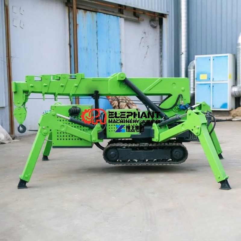 Гидравлический мини-кран-паук  – обзор и цена Compact Crawler Boom Lift