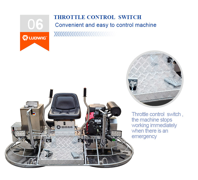 Мини-затирочная машина с двумя – обзор и цена Power Trowel Concrete