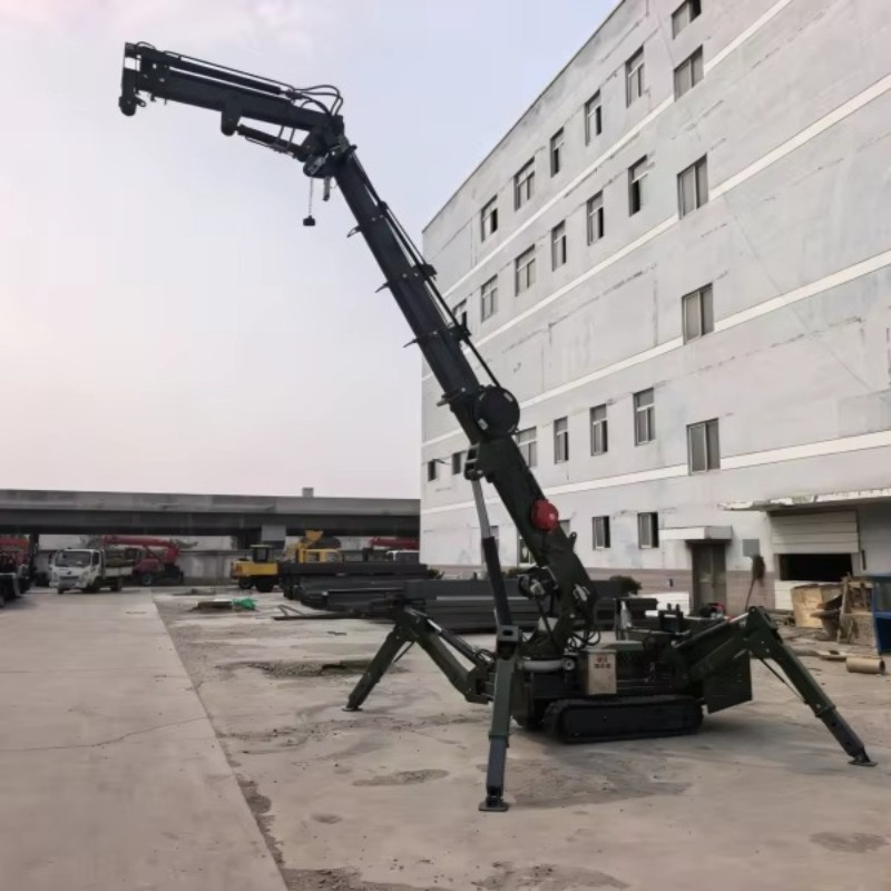 7-тонный гусеничный кран-паук  – обзор и цена Compact Crawler Boom Lift