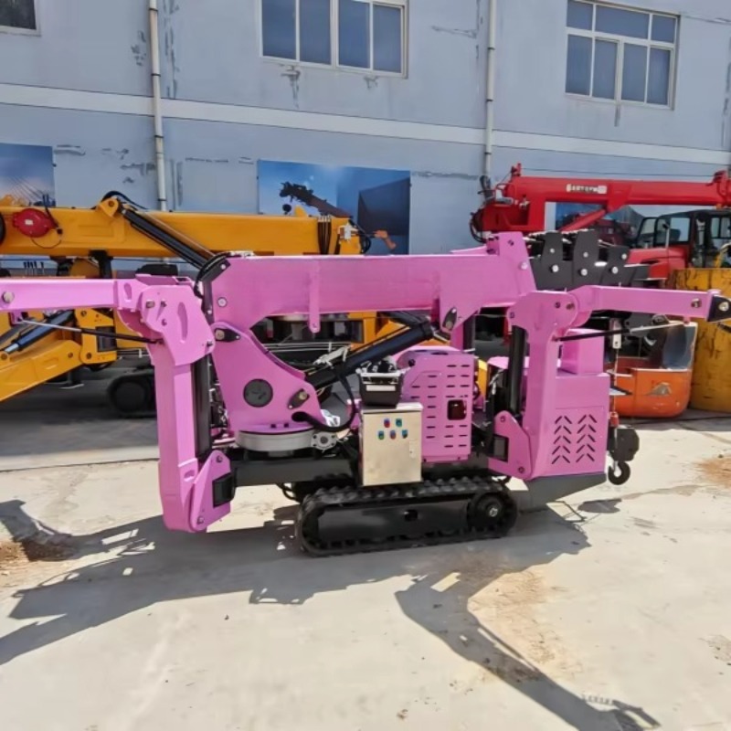 7-тонный гусеничный кран-паук  – обзор и цена Compact Crawler Boom Lift