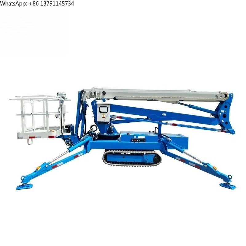 Недорогой мини-подъемник на гу – обзор и цена Compact Crawler Boom Lift