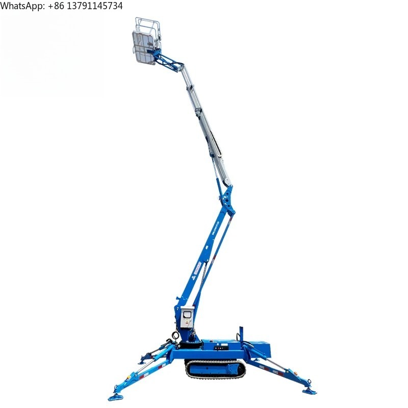 Недорогой мини-подъемник на гу – обзор и цена Compact Crawler Boom Lift