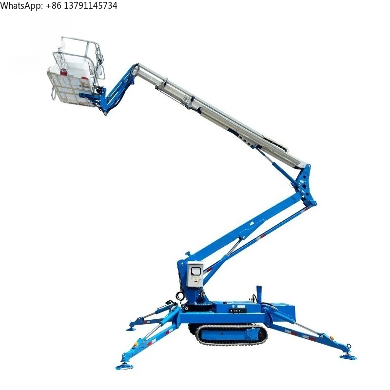 Недорогой мини-подъемник на гу – обзор и цена Compact Crawler Boom Lift