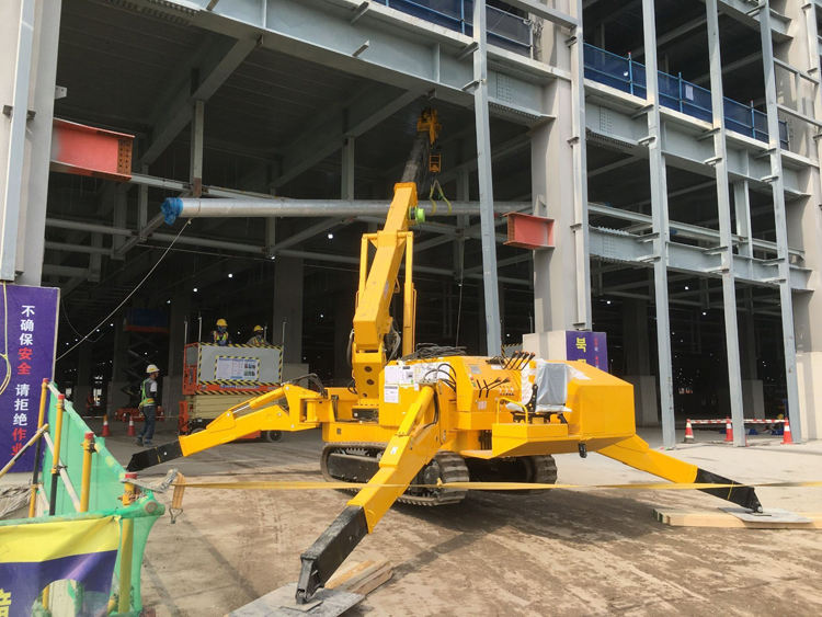 Компактный подъемный кран-паук – обзор и цена Compact Crawler Boom Lift