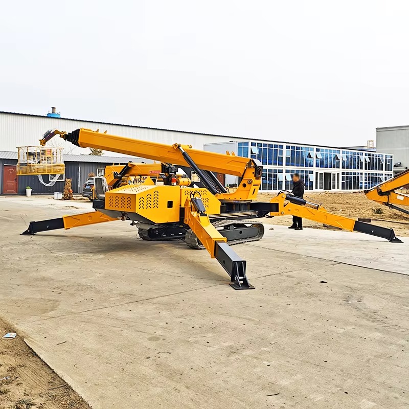 8-тонный гусеничный кран-паук  – обзор и цена Compact Crawler Boom Lift