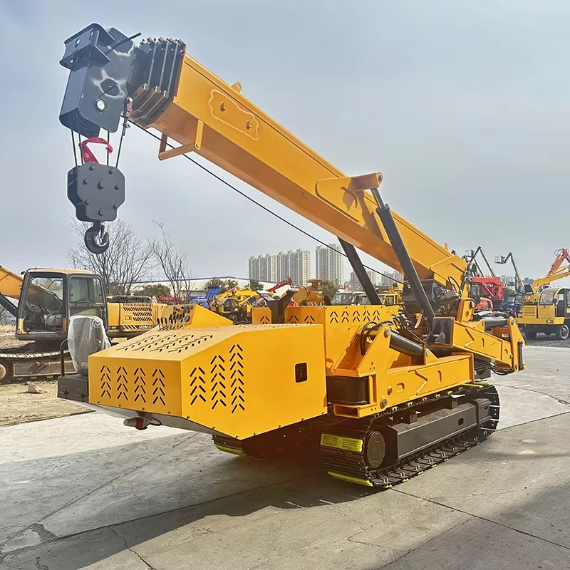 8-тонный гусеничный кран-паук  – обзор и цена Compact Crawler Boom Lift