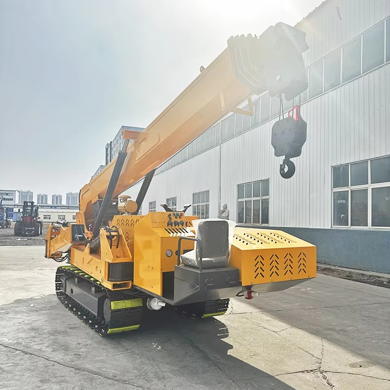 8-тонный гусеничный кран-паук  – обзор и цена Compact Crawler Boom Lift