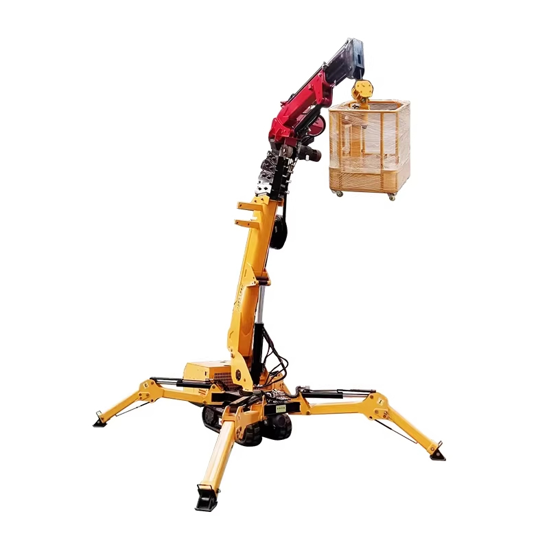 Компактный гусеничный кран-пау – обзор и цена Compact Crawler Boom Lift
