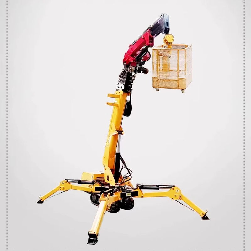 Компактный гусеничный кран-пау – обзор и цена Compact Crawler Boom Lift