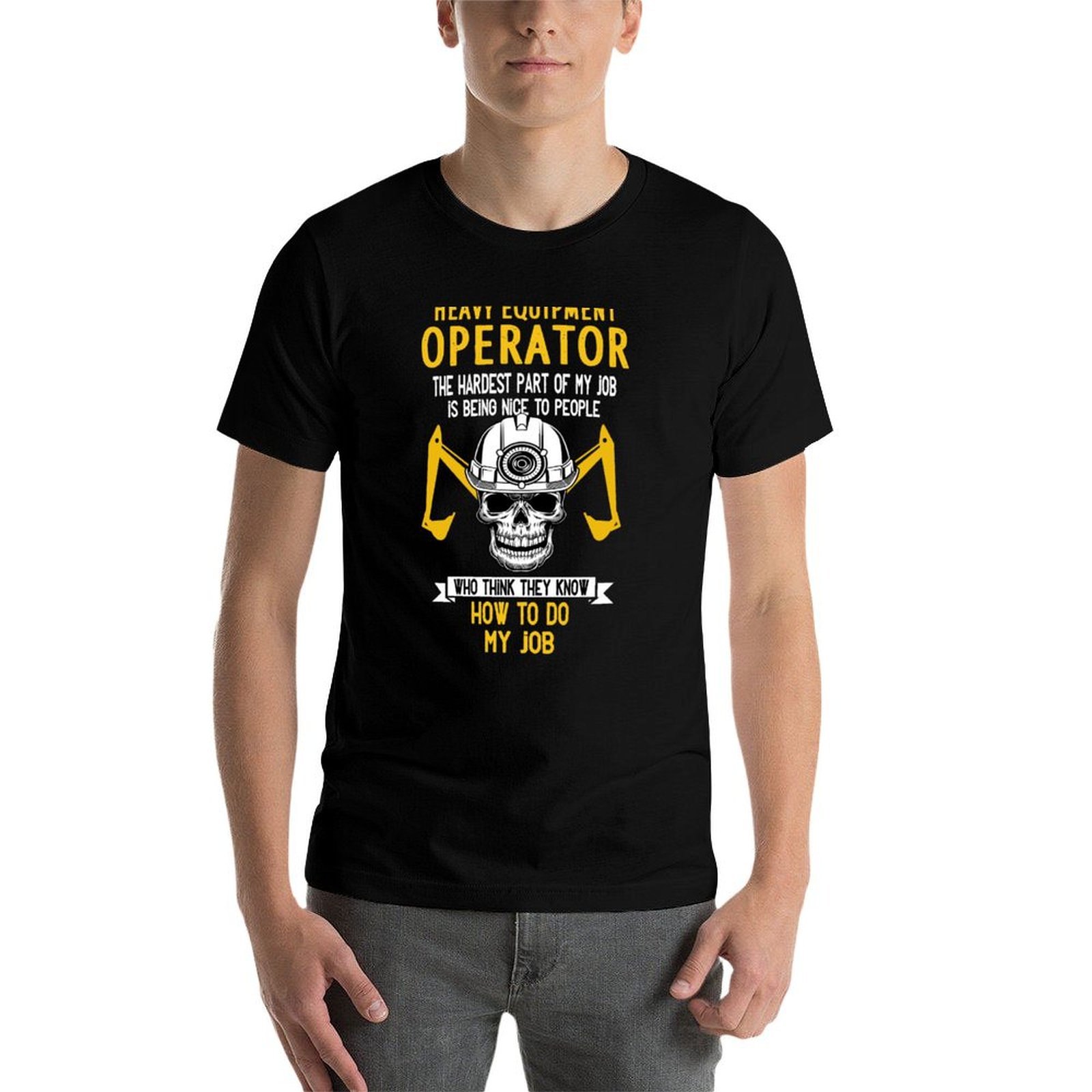 Забавная футболка для водителя – обзор и цена Heavy Equipment Driver